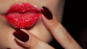 Frauen/Lippen-Youtube-Kanal-Abdeckung -